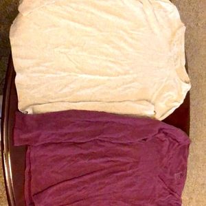 Women’s long sleeve tshirt bundle 7 tees size medium
